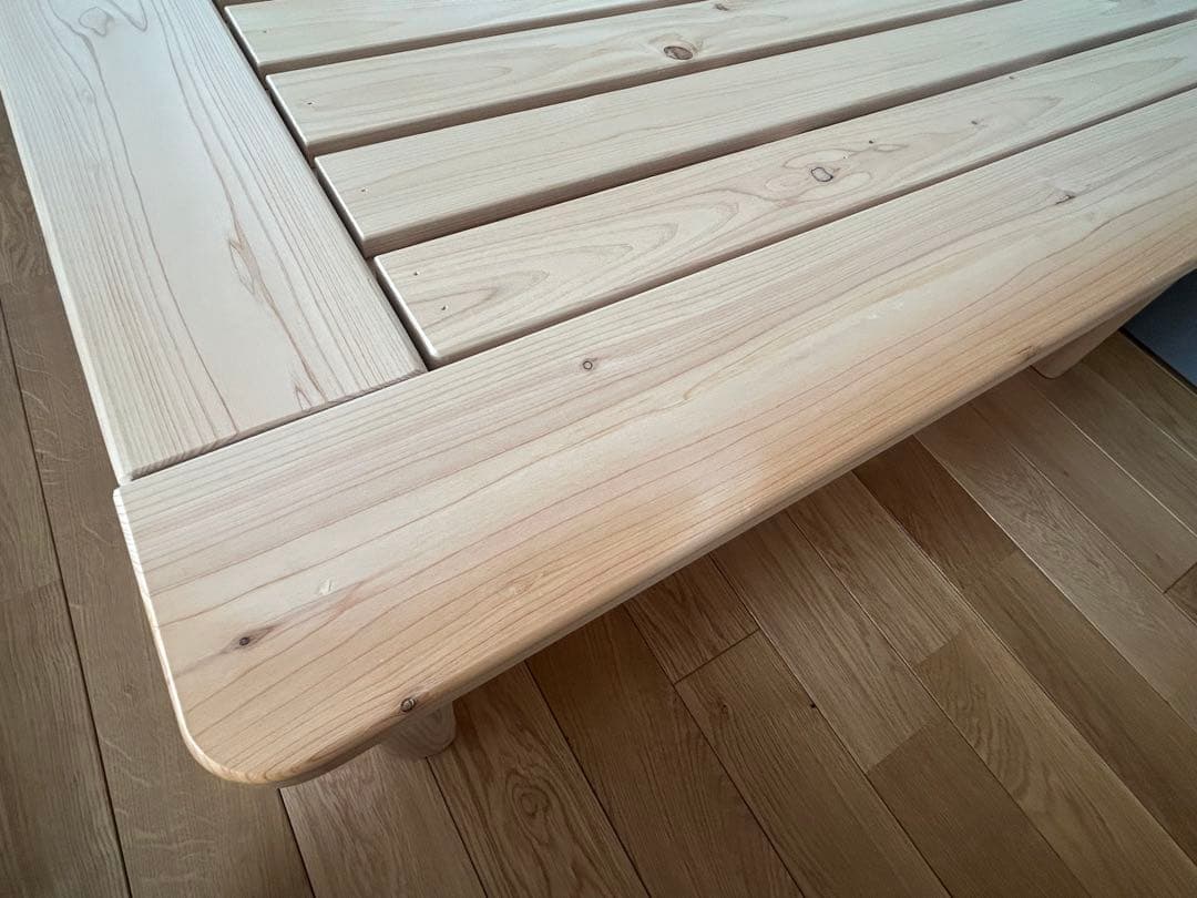 家具の里 総ヒノキ すのこベッド シングルサイズ 日本製 ひのき無垢