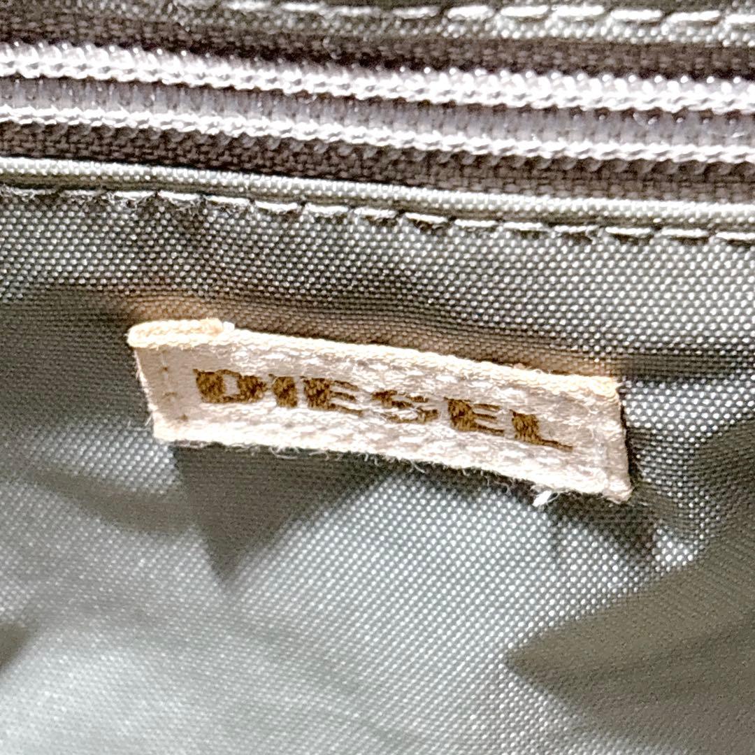 DIESEL ディーゼル　ブレイブマン　レザー　ショルダーバック　A4 ブラック