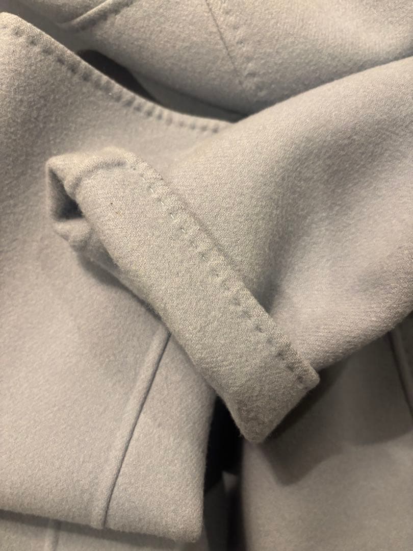 ebure エブール　ライトブルー ダッフル　コート