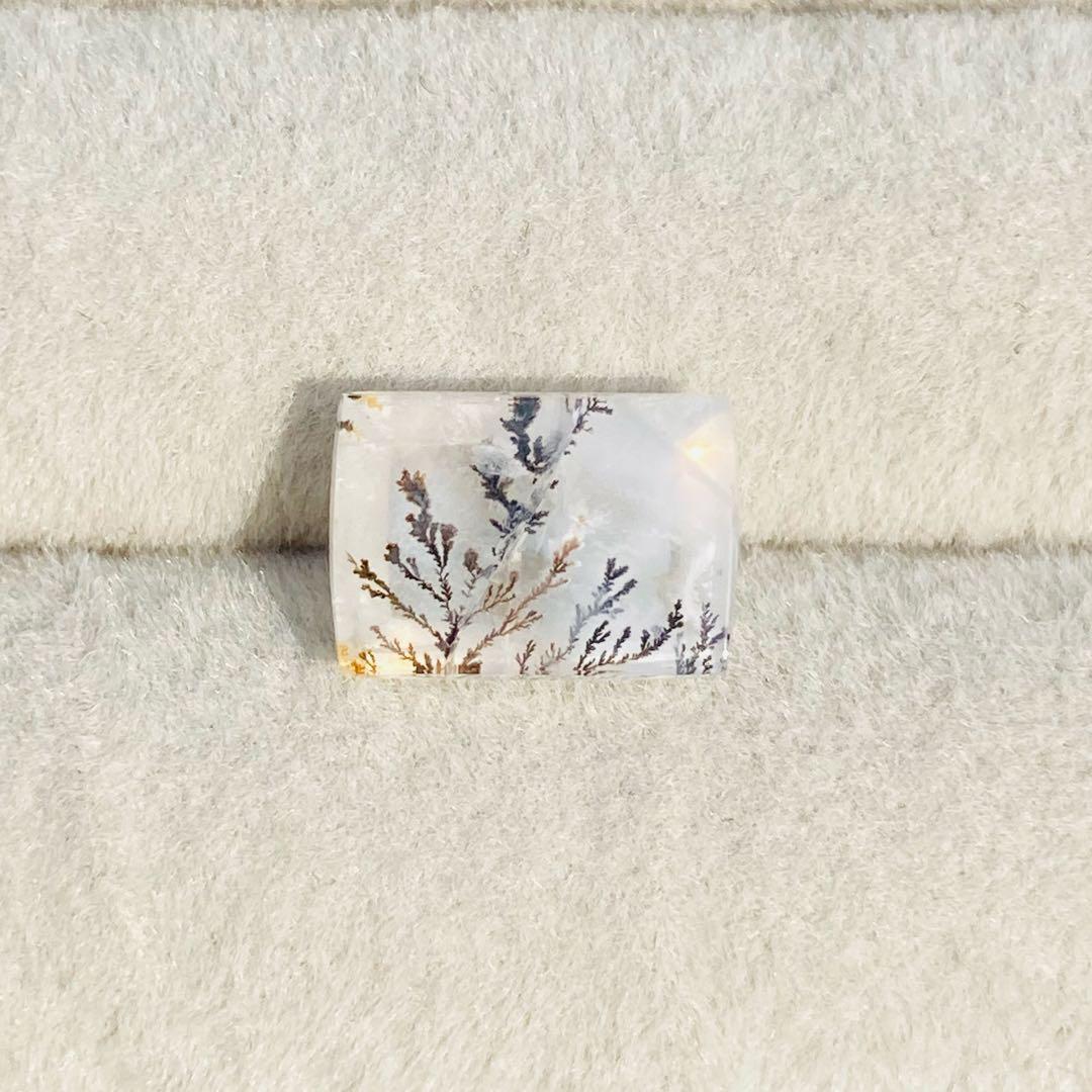 天然石　デンドリックチッククォーツ　ルース　天然石リング