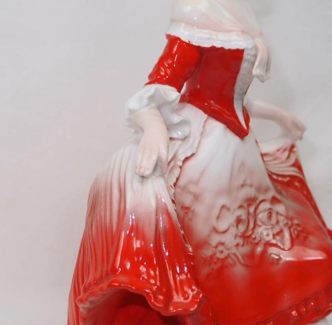 晴天送料無料時代物 1935年『オールドノリタケ』製貴婦人人形 フィギュア