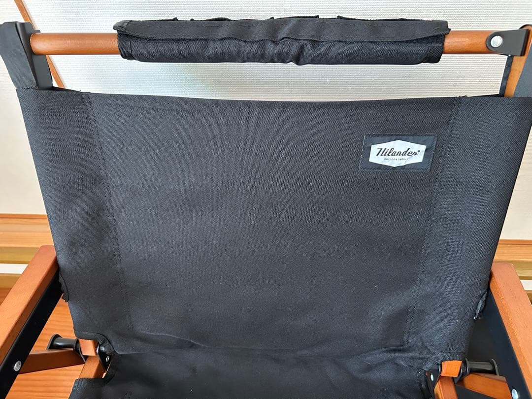 Hilander ウッドフレームチェアEX アウトドア キャンプ