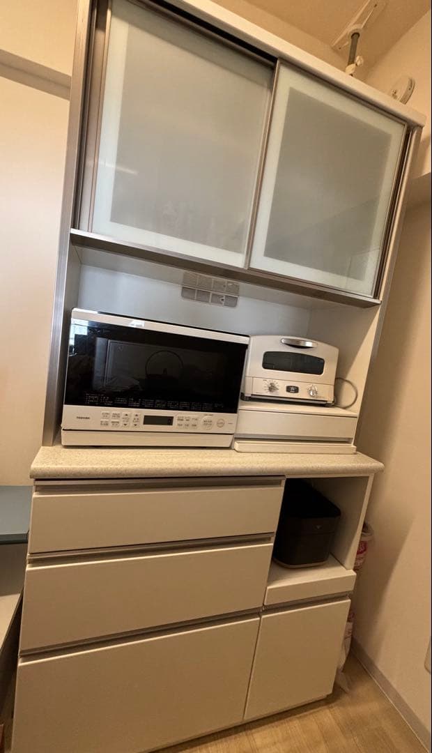 ニトリ キッチンボード アルミナ 幅100