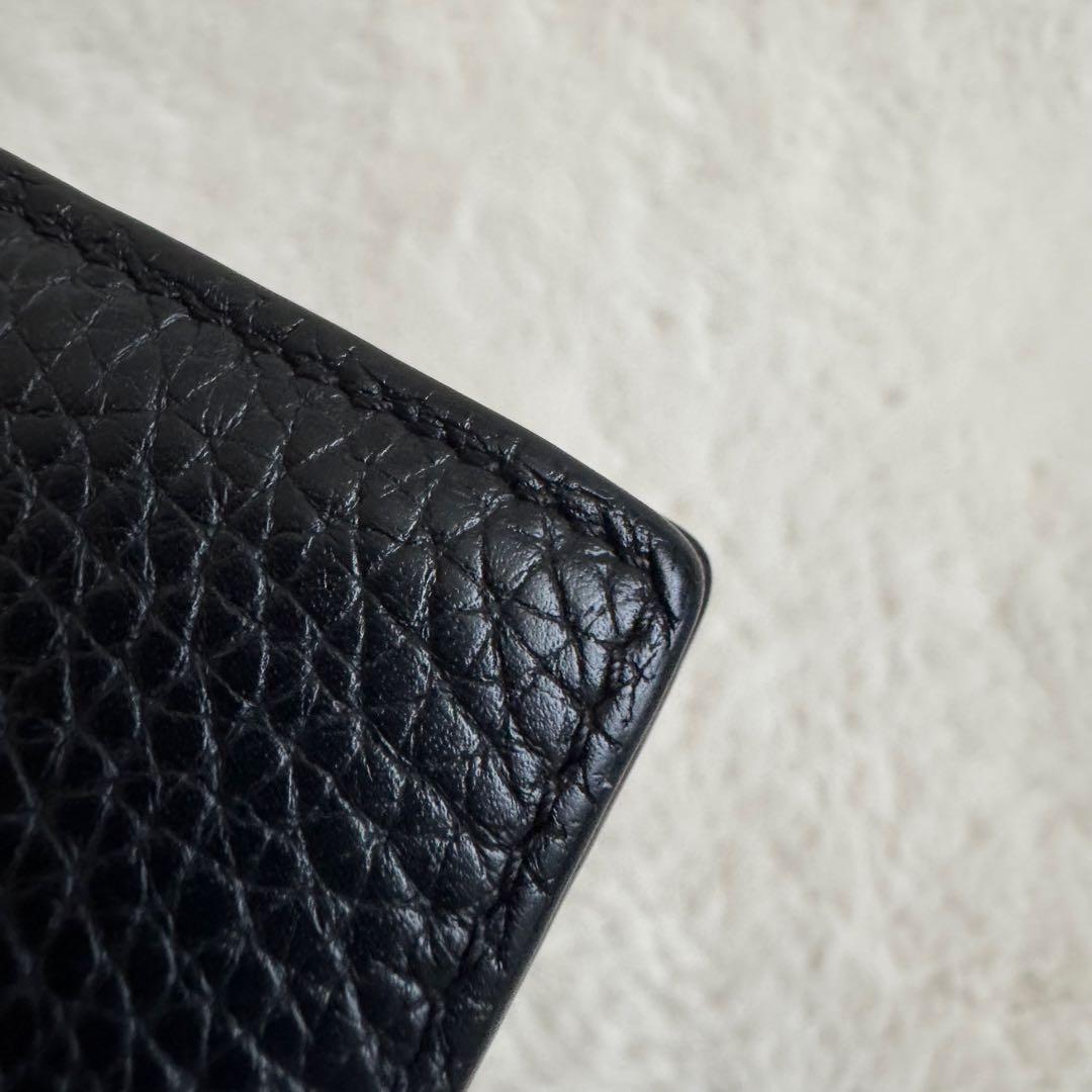 トムフォード　マネークリップ　シボ革　レザー　黒　付属品付き