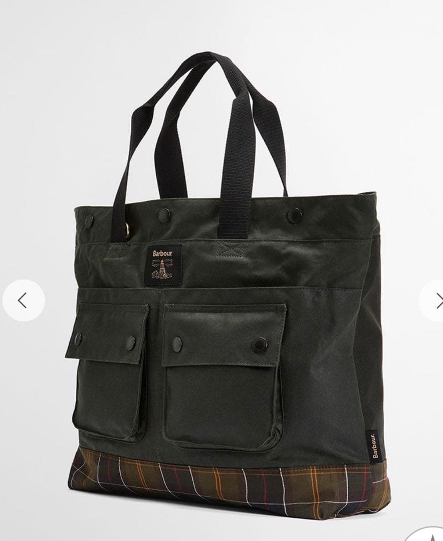 完売品　Barbourバブアー　Fieldワックストートバッグ