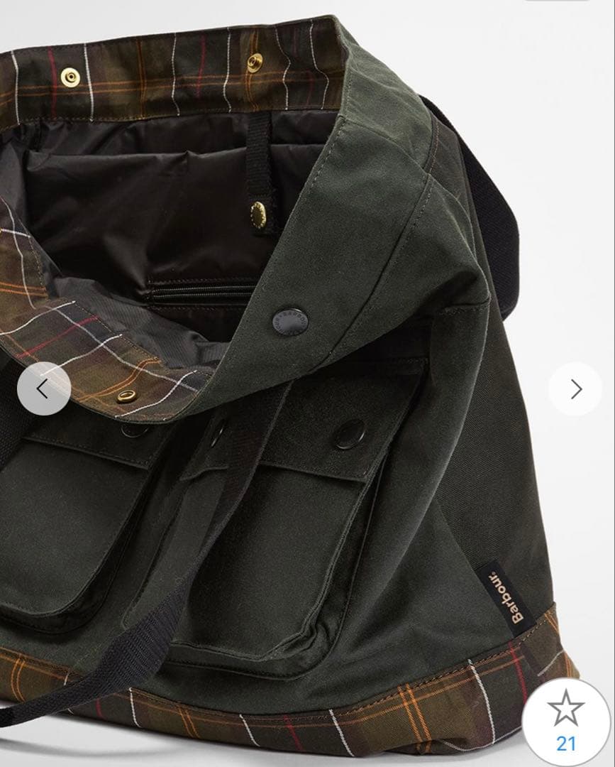 完売品　Barbourバブアー　Fieldワックストートバッグ