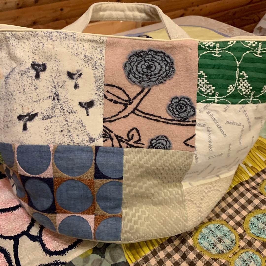 ミナペルホネン Peaceバスケットバッグ