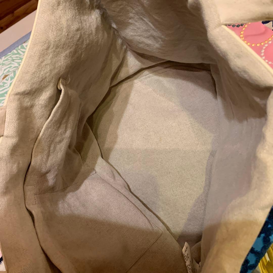 ミナペルホネン Peaceバスケットバッグ