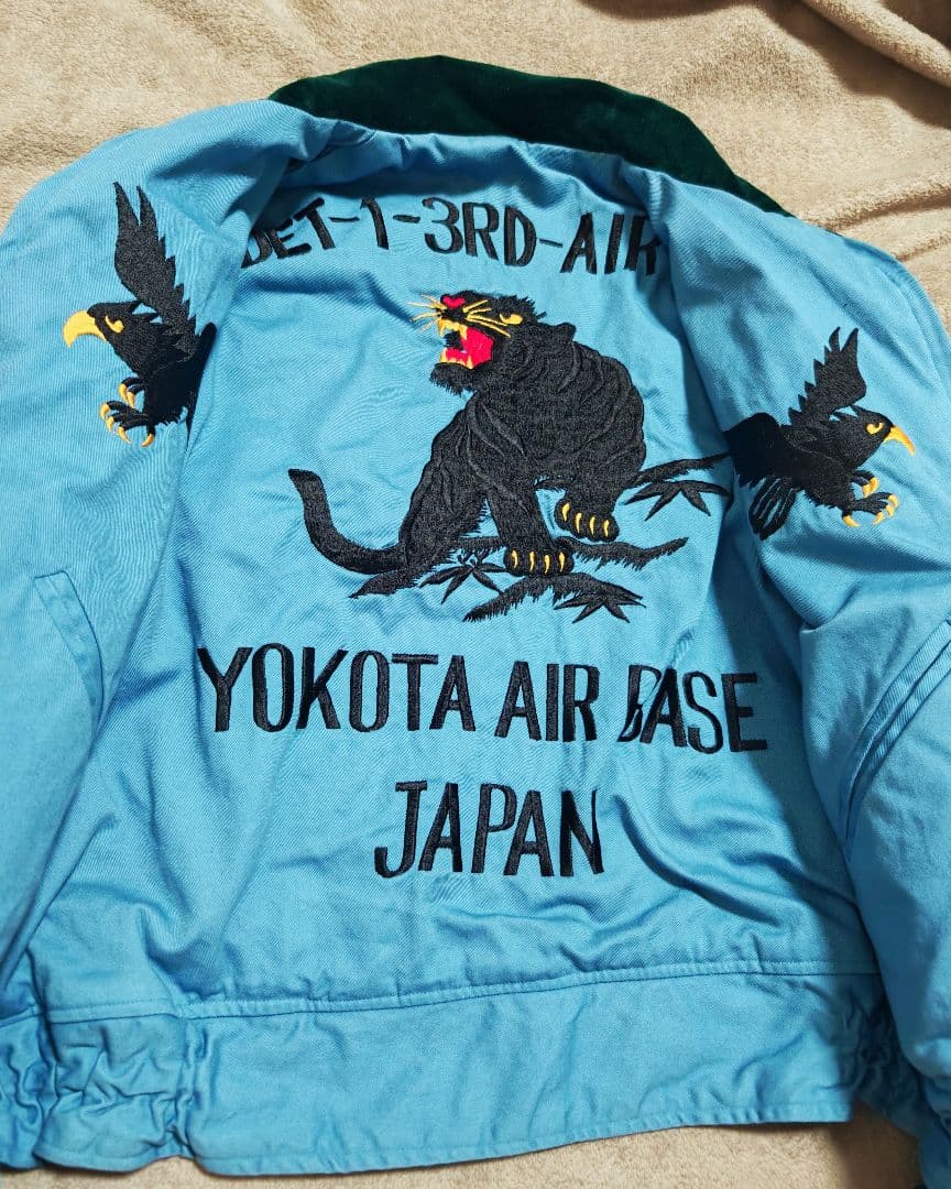 美品 未使用近 テーラー東洋 ２面用 虎龍鷲 別珍 スカジャン vintage