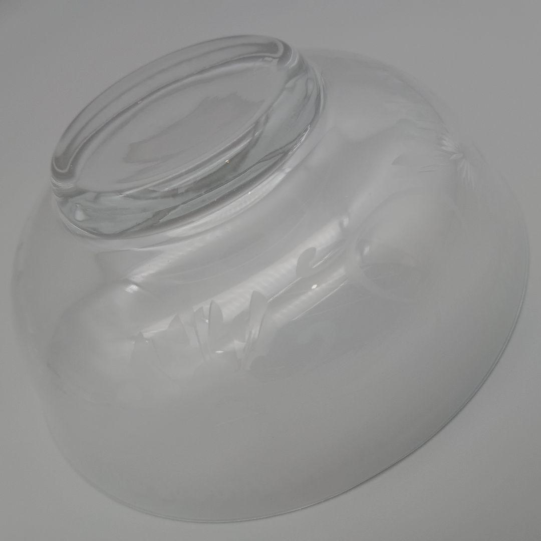 ドイツ テレジアンタール 12cm ボウル 4点セット ガラス 鳥 花