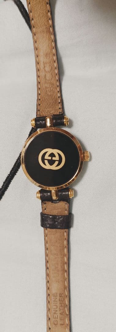 GUCCI シェリーライン レザーベルト 時計