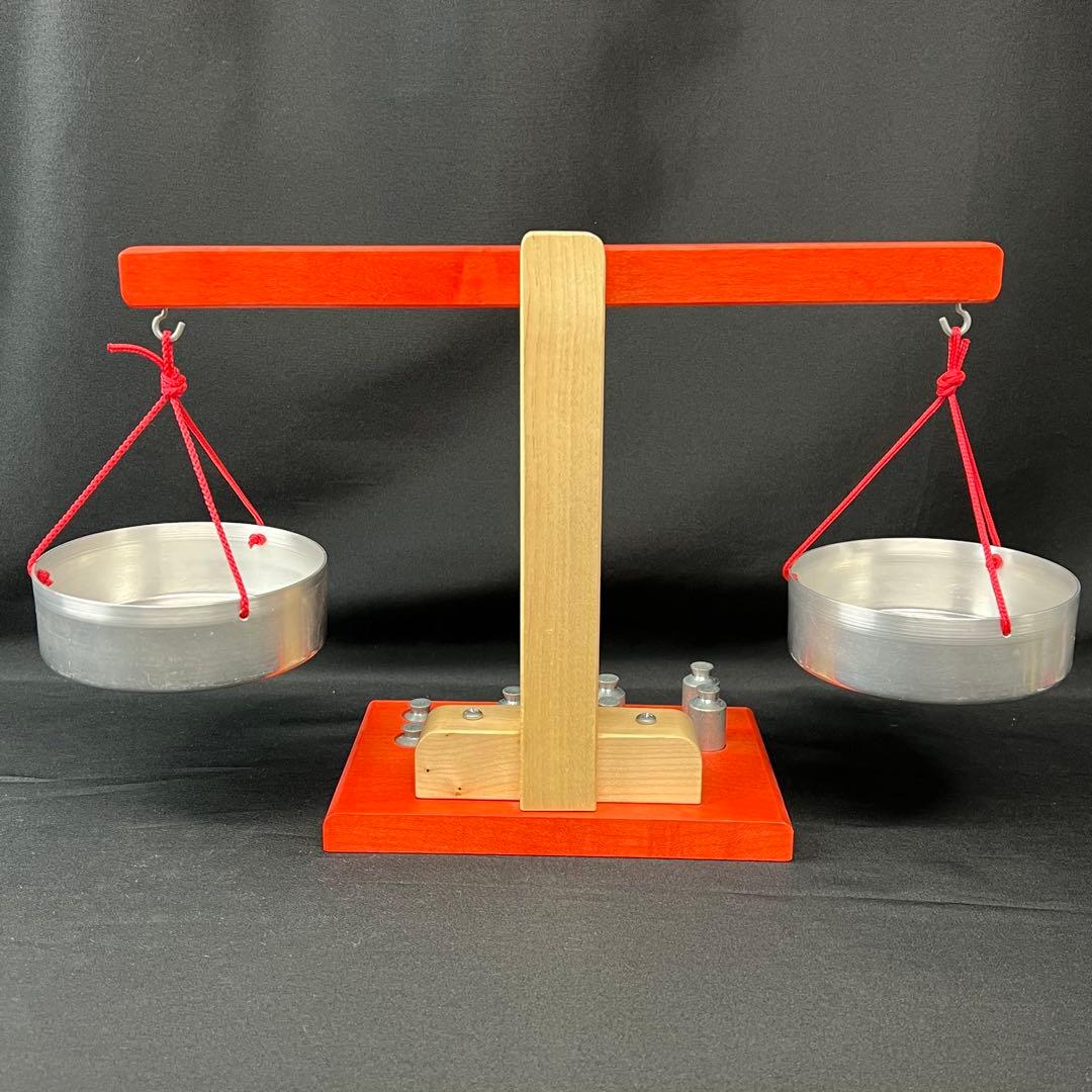 アルビスブラン　はかり　天秤　木製　知育玩具