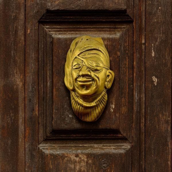 M1187 Vintage 未使用 1979's 海賊 ドアノッカー