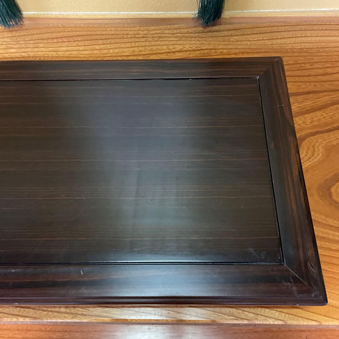 【唐木】高級 盆栽台 花台 飾り台 香炉台 花瓶台 サイドテーブル