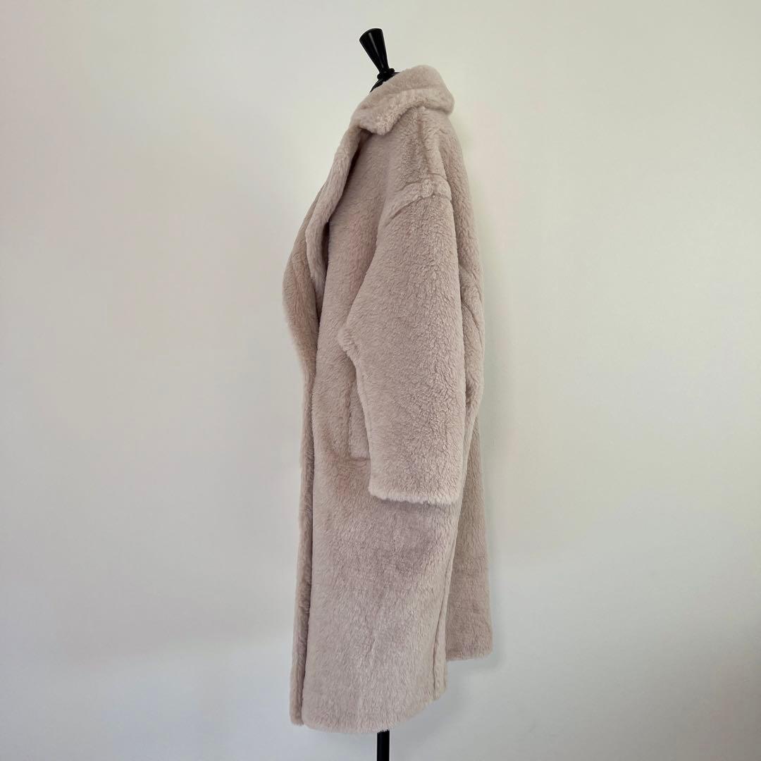 新型最新作❗️ベアロングコート テディコート ライトベージュ