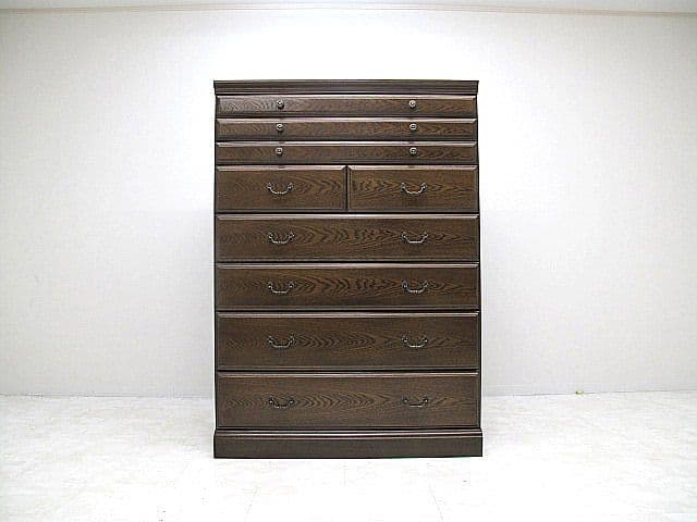 【展示品】カリモク ドマーニ クイーンズライフ ハイチェスト 　約48万