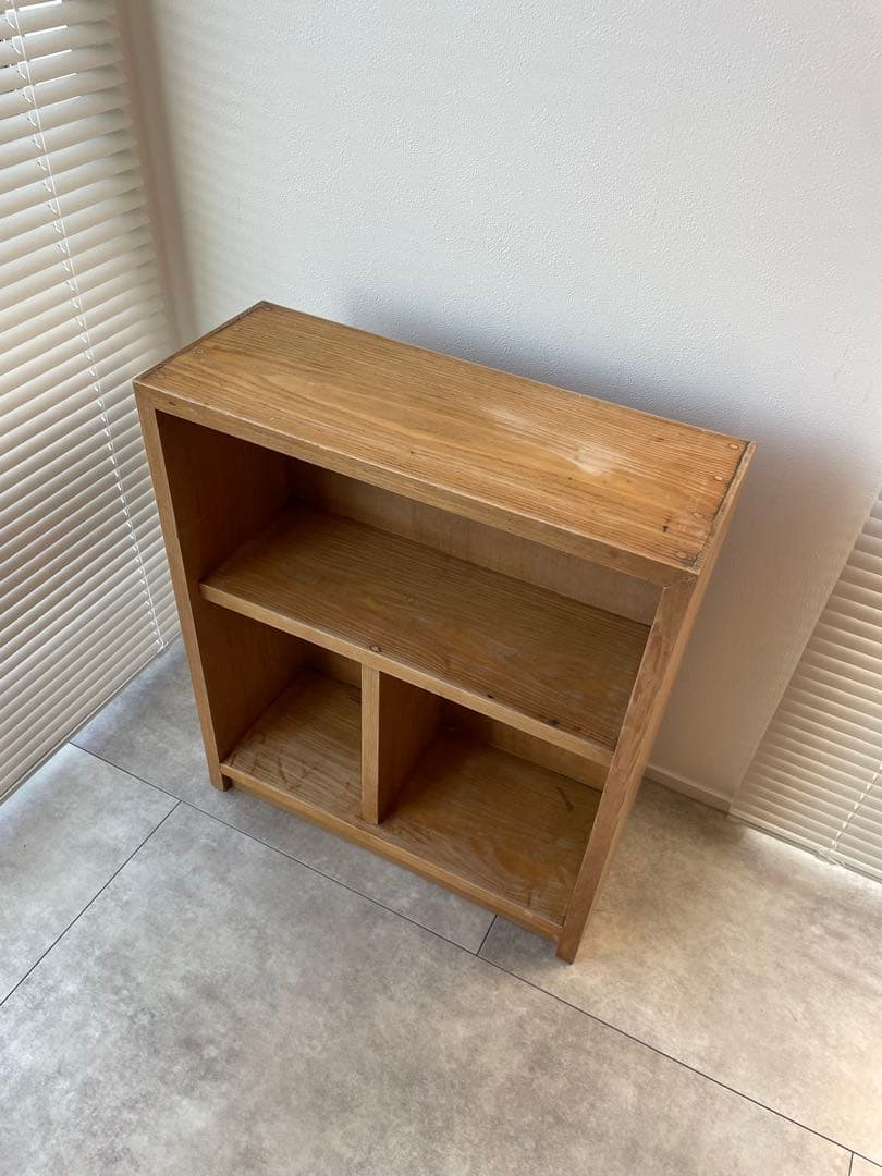 木製オープンシェルフ 本棚　手作り