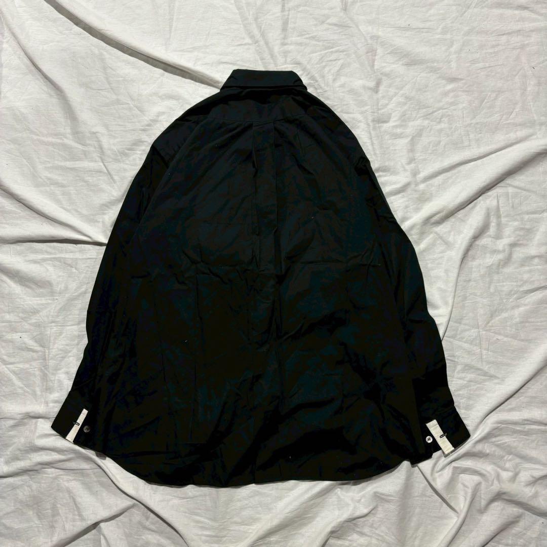 COMME des GARÇONS HOMME 白襟デザインシャツ ブラック