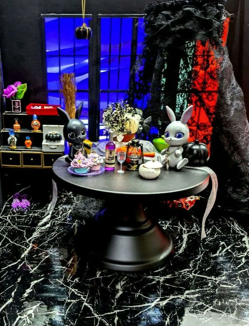 【HALLOWEEN　Party♪】✦BLACKハウス✦家具＆小物など全て付き♡