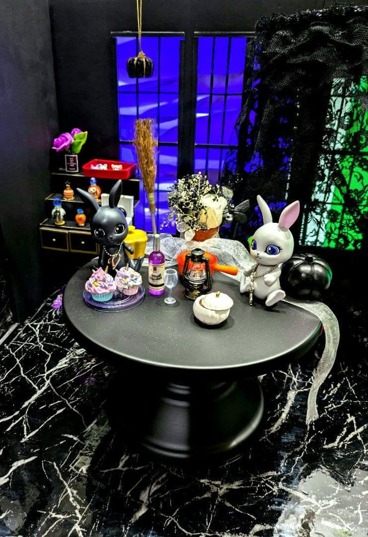 【HALLOWEEN　Party♪】✦BLACKハウス✦家具＆小物など全て付き♡
