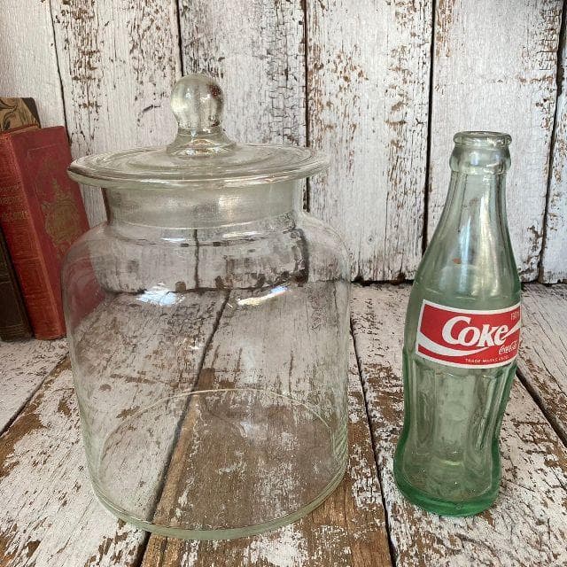 ヴィンテージ ガラス瓶 古硝子 ボトル 保存容器 花瓶 フラワーベース 花器