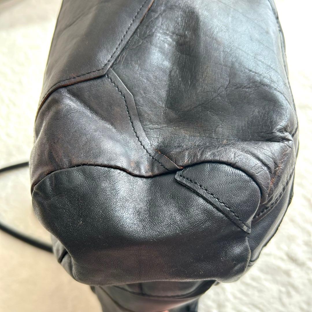 【希少】ザ リアルマッコイズ ジョーマッコイ レザートートバッグ パッチワーク