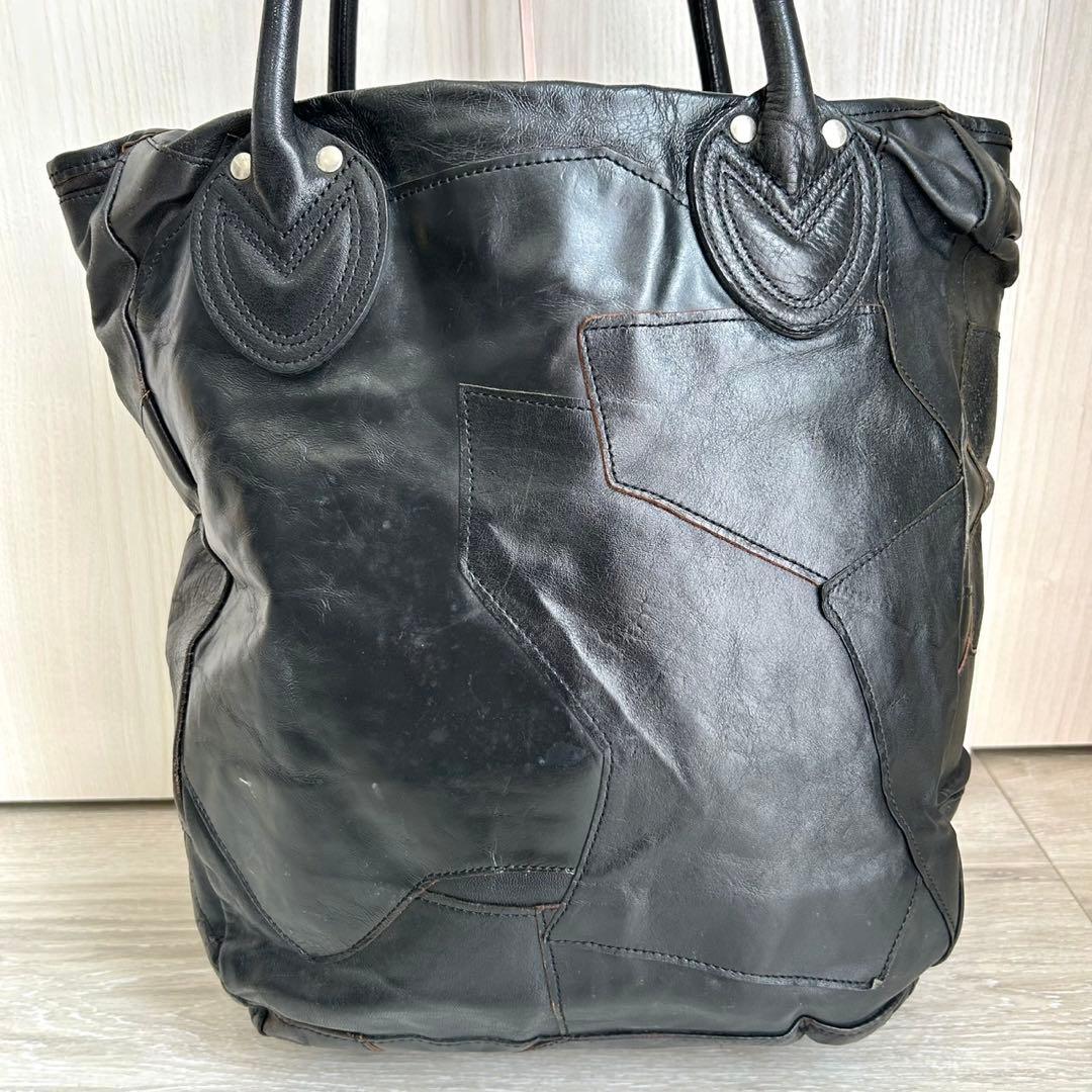 【希少】ザ リアルマッコイズ ジョーマッコイ レザートートバッグ パッチワーク