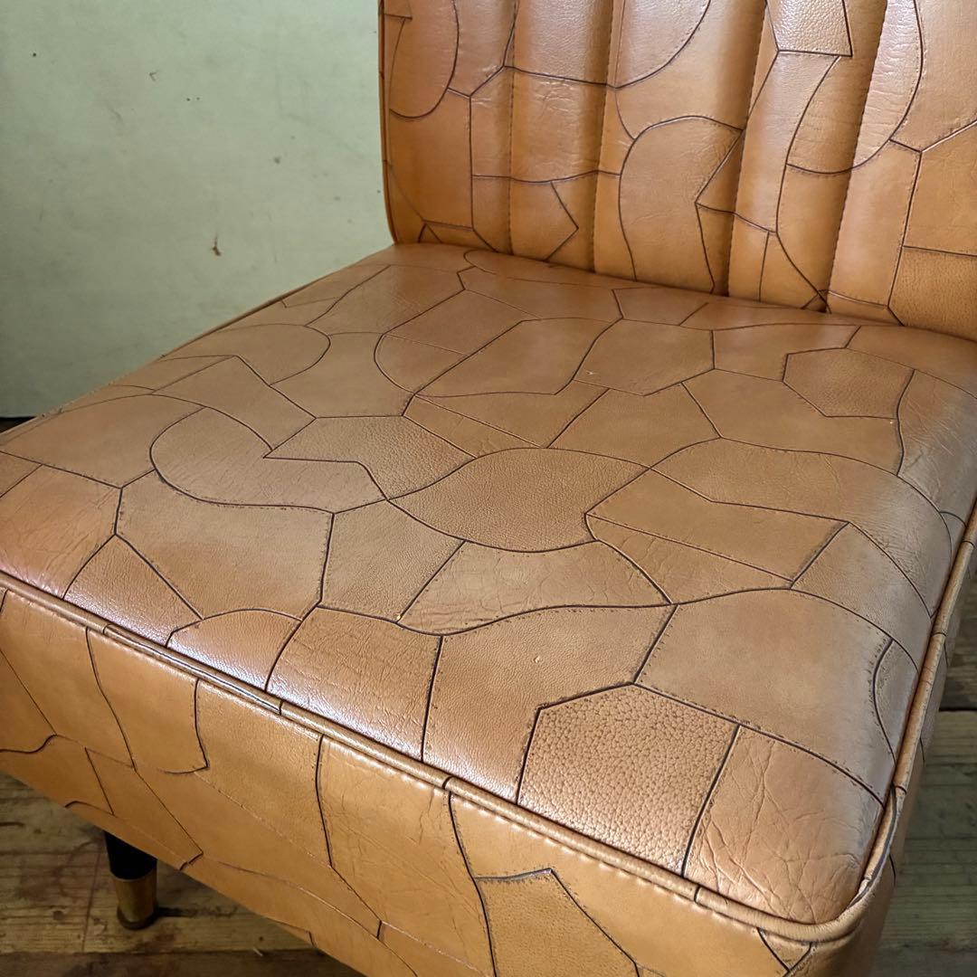 2点セット ヴィンテージ レトロ ソファ 喫茶 カフェ ミッドセンチュリー