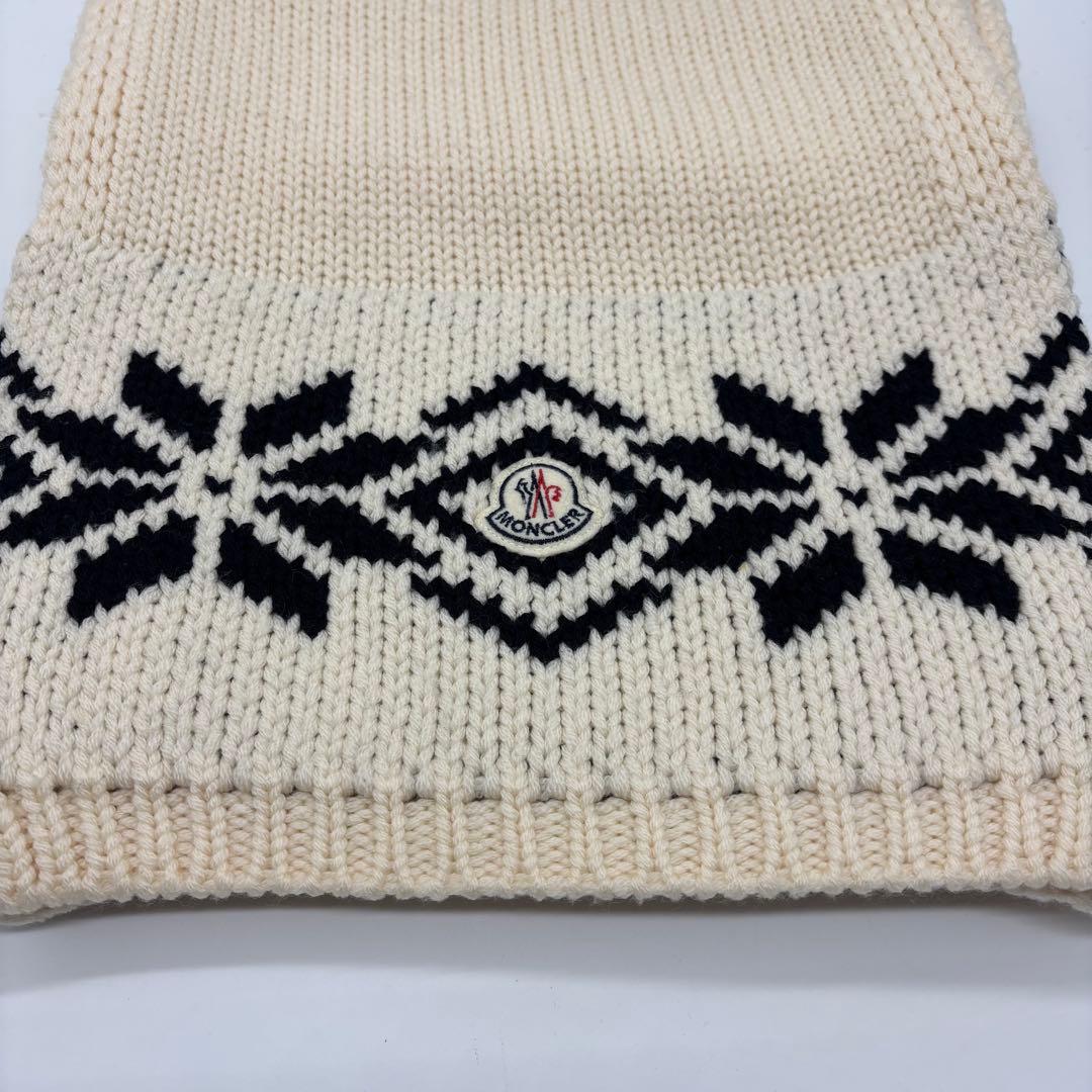【lowkey】MONCLER モンクレール アイボリー 雪の結晶