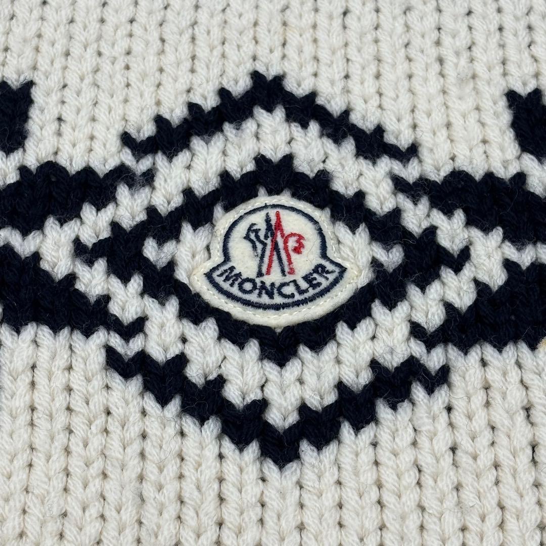 【lowkey】MONCLER モンクレール アイボリー 雪の結晶