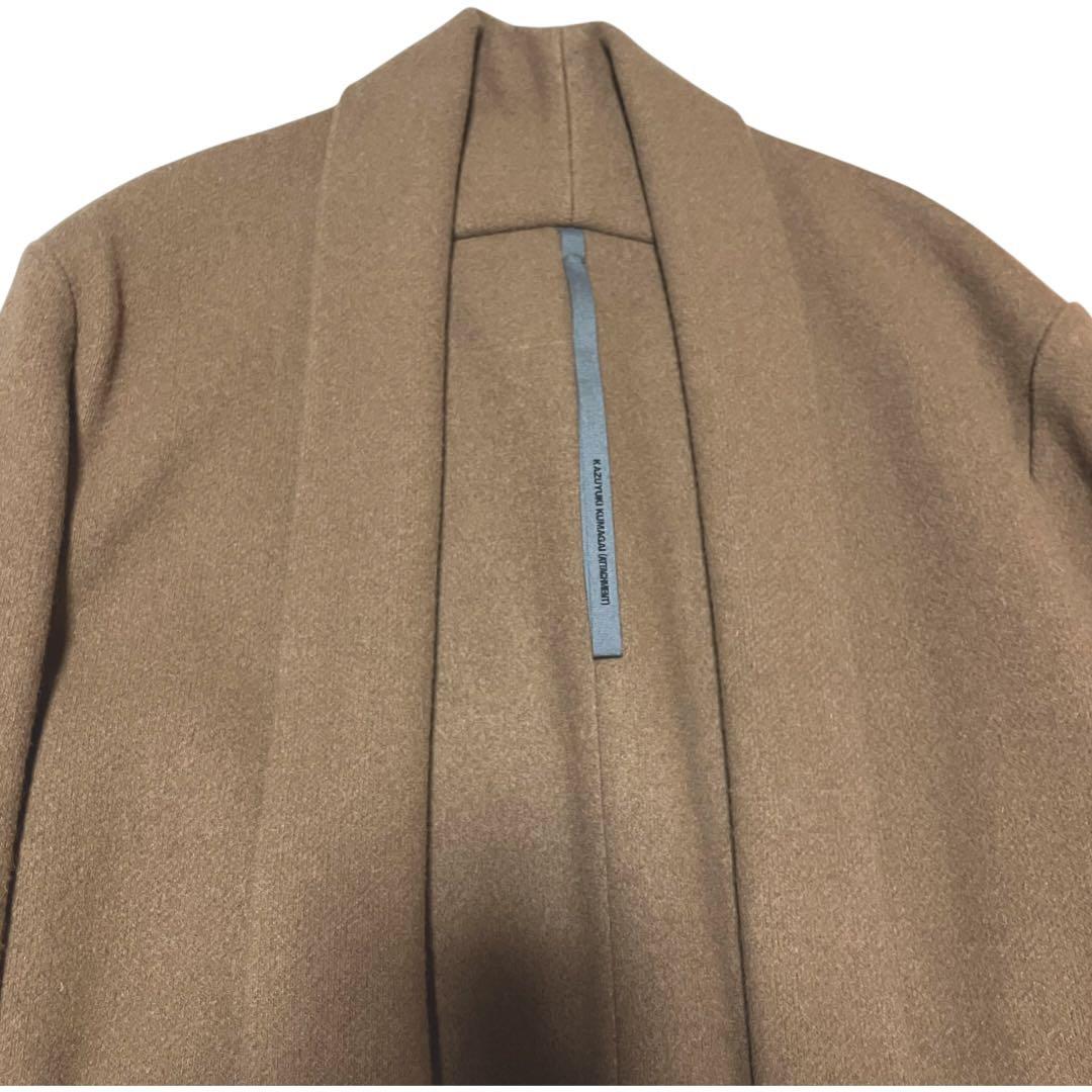 カズユキクマガイアタッチメント カシミヤ　ストレッチ　メルトンストールコート 2