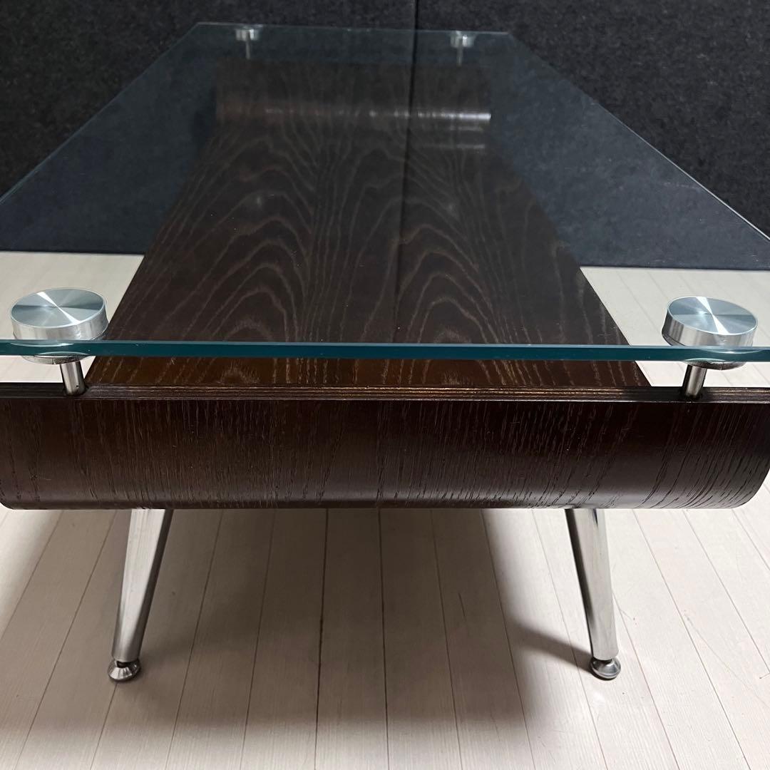 ミッドセンチュリー　スペースエイジ　センターテーブル ガラステーブル