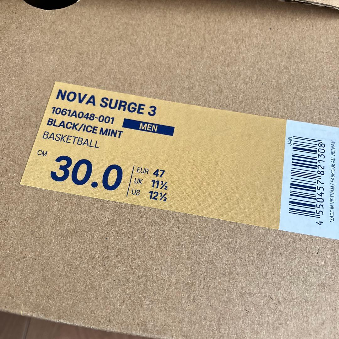 【美品】アシックスNOVASURGE3 30センチ