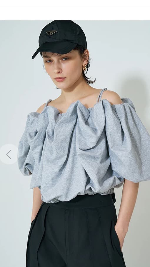 Mewl ショート丈２WAYオフショルTOPS