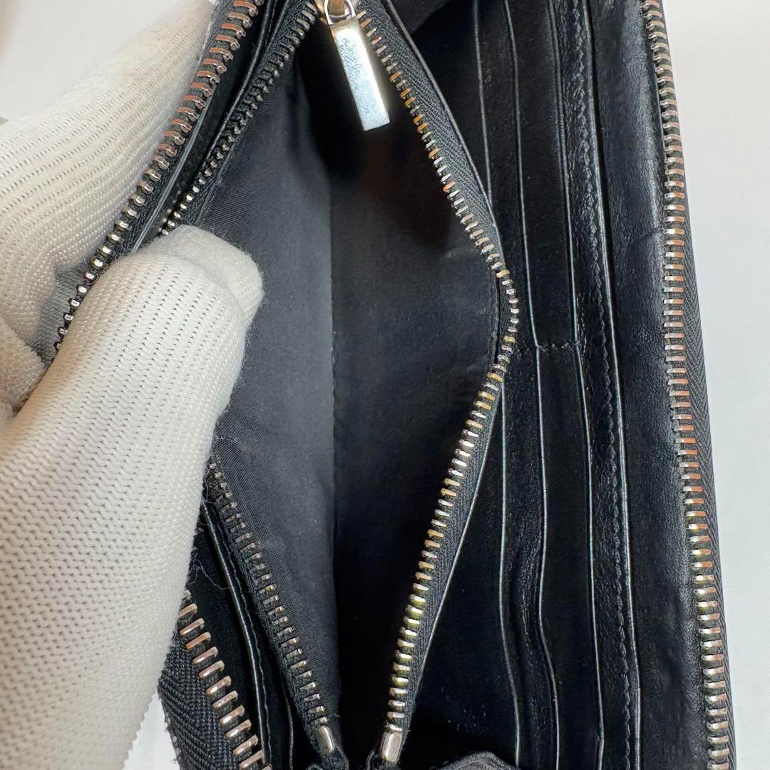 DIOR ディオール　長財布　トロッター　 オブリーク　キャンバス　ラウンド