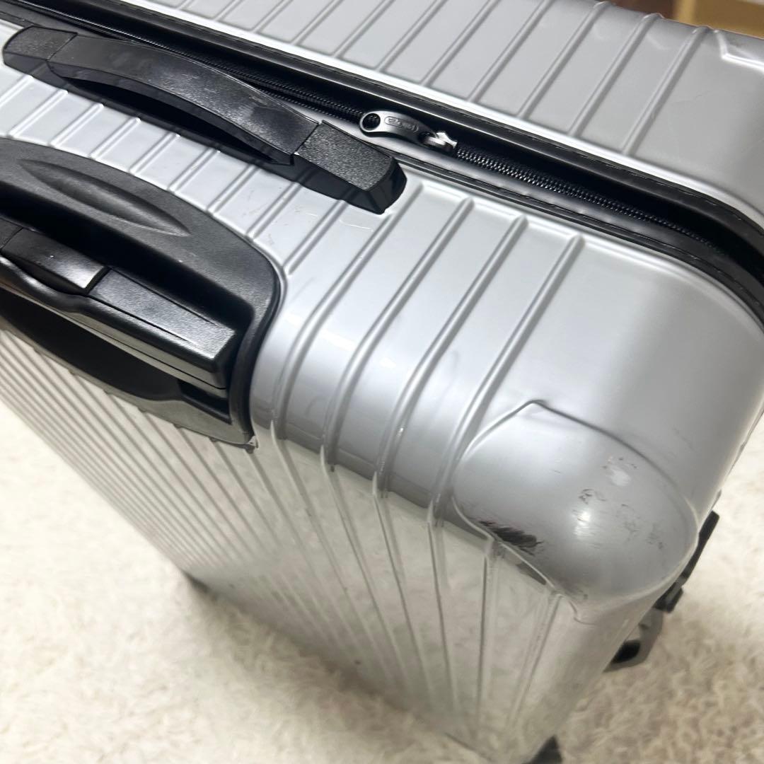 13836✨リモワ サルサ 4輪 TSAロック 特大 シルバー スーツケース