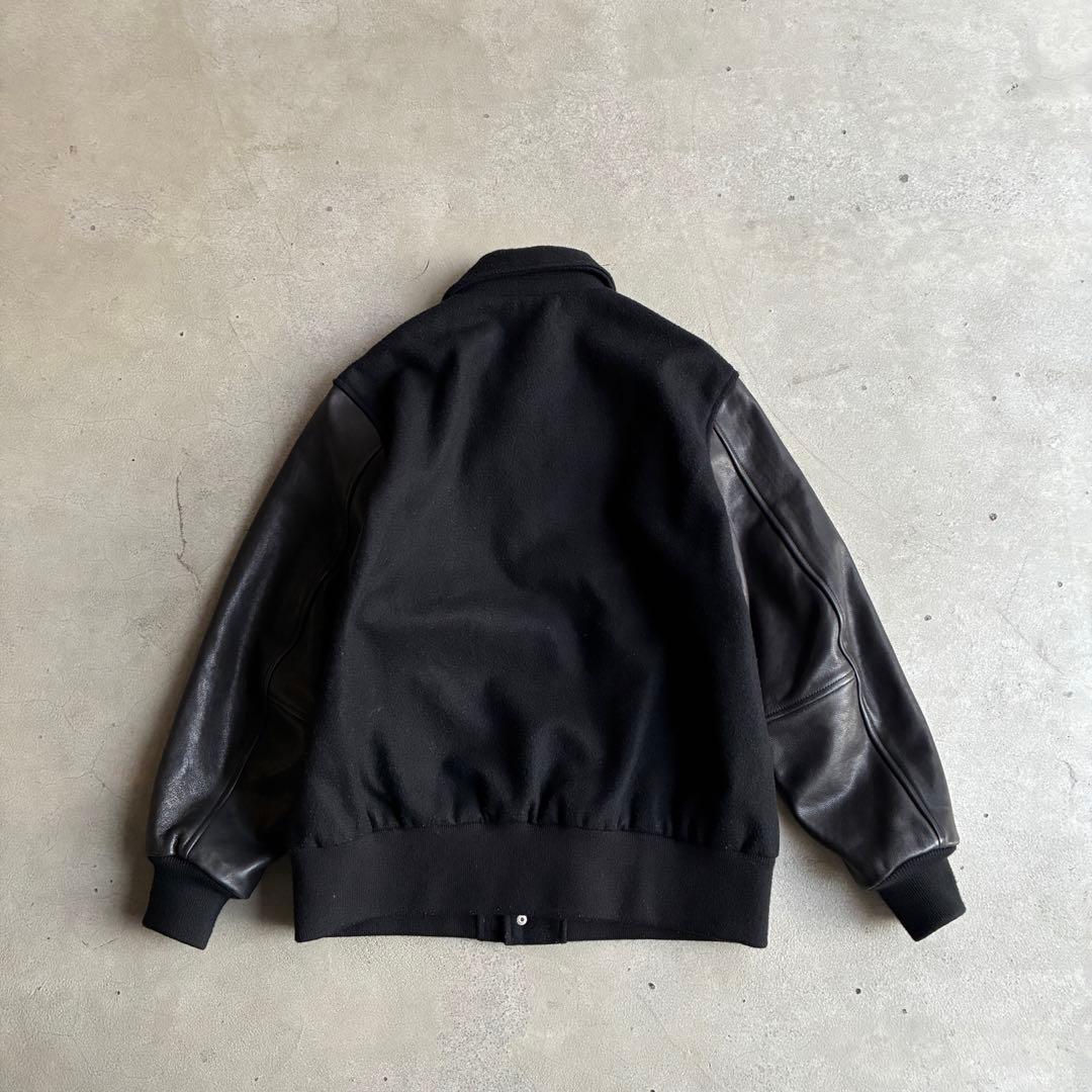 MR.OLIVE / SKOOKUM JACKET レザー スタジアムジャケット