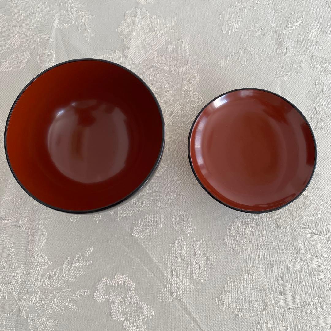 【新品未使用】 秀衡塗 お椀 蓋付き 5客セット