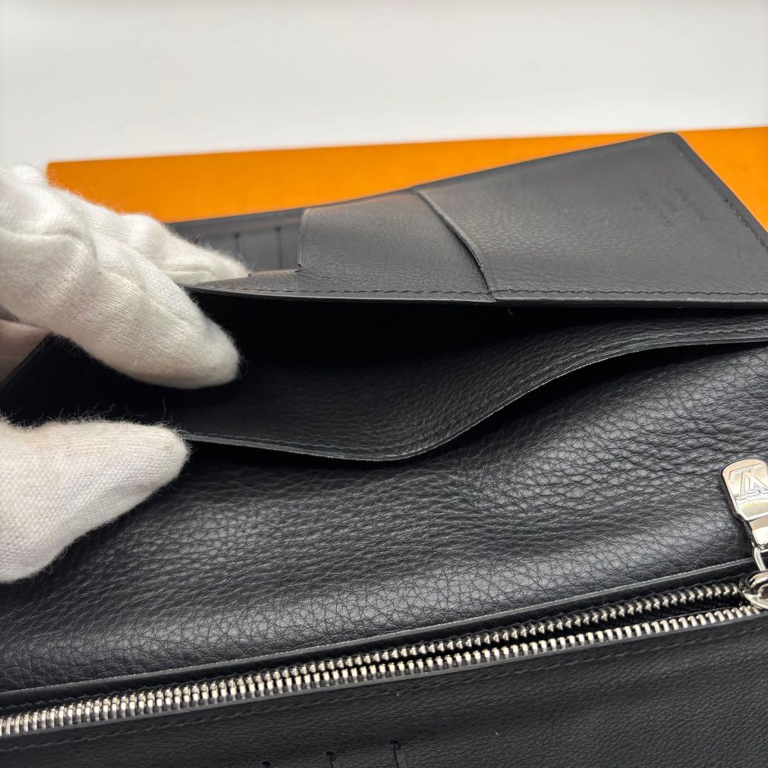 LOUIS VUITTON M58192 ブラック財布 ウォレット レザー 本革