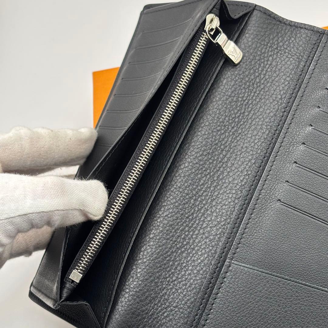 LOUIS VUITTON M58192 ブラック財布 ウォレット レザー 本革