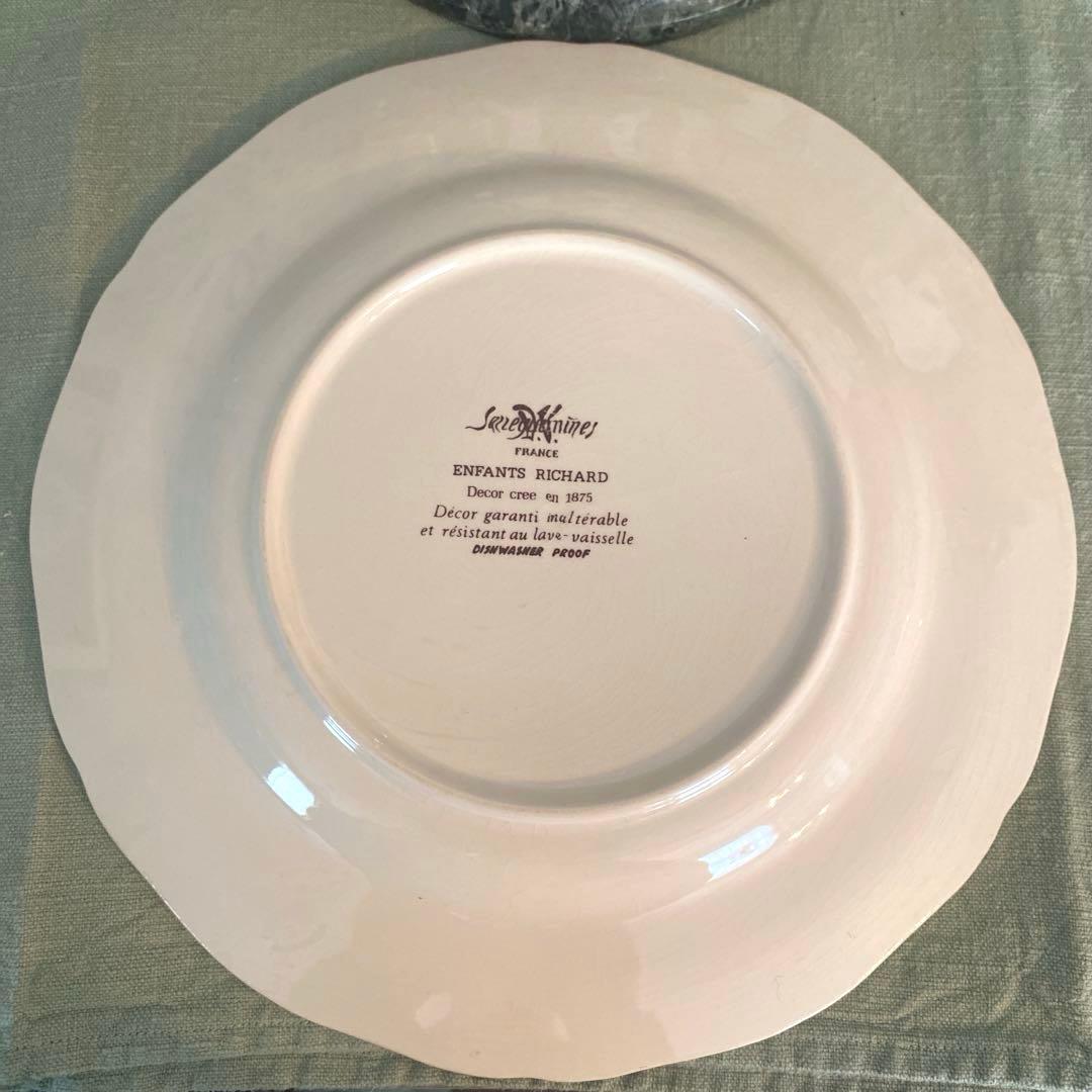 サルグミンヌ アンファンリシャール　デザート皿セット【C】フランスアンティーク