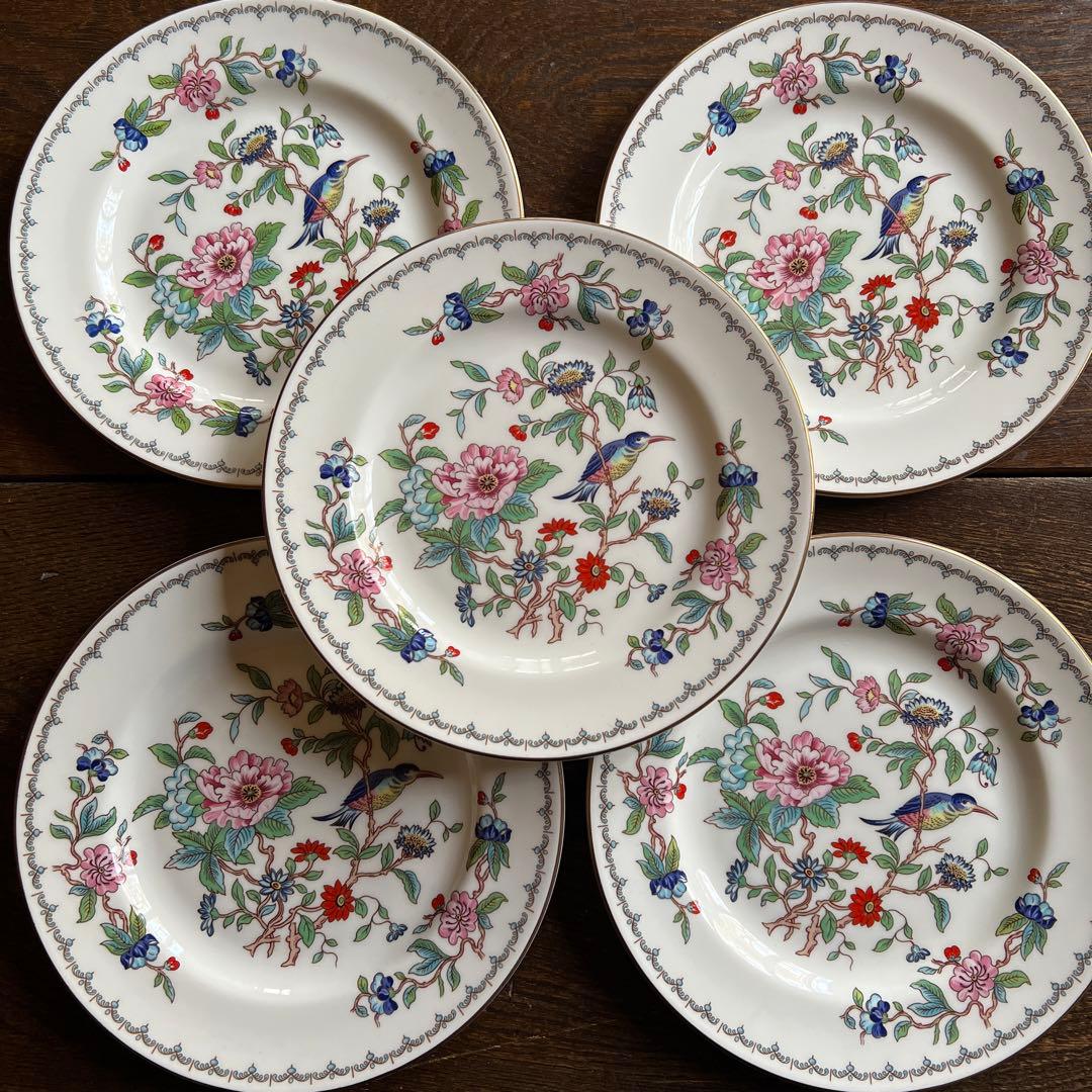 お値下げ　 AYNSLEY England 18cm プレート　5枚