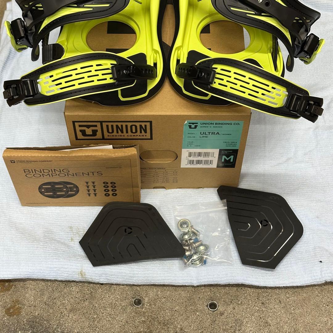 新品未使用　UNION ULTRA WOMENユニオン　ビンディング M