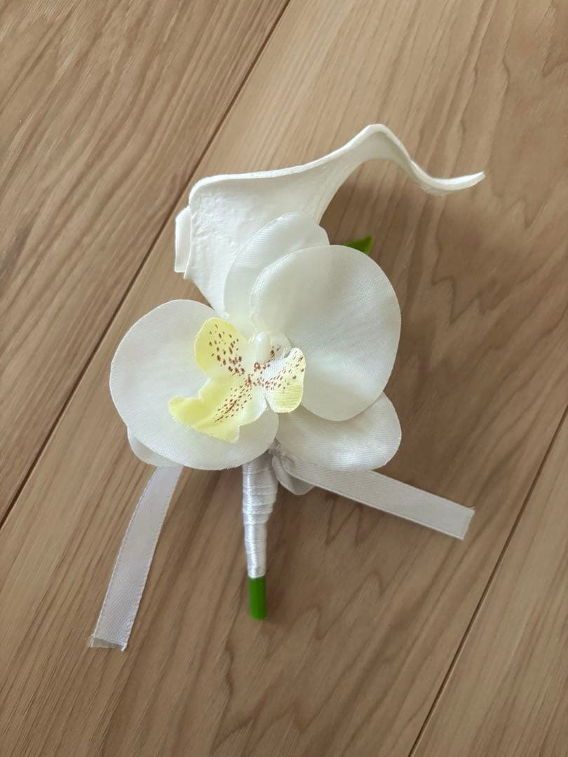 アーティフィシャルフラワー ブーケ ブートニア カラー 結婚式 造花