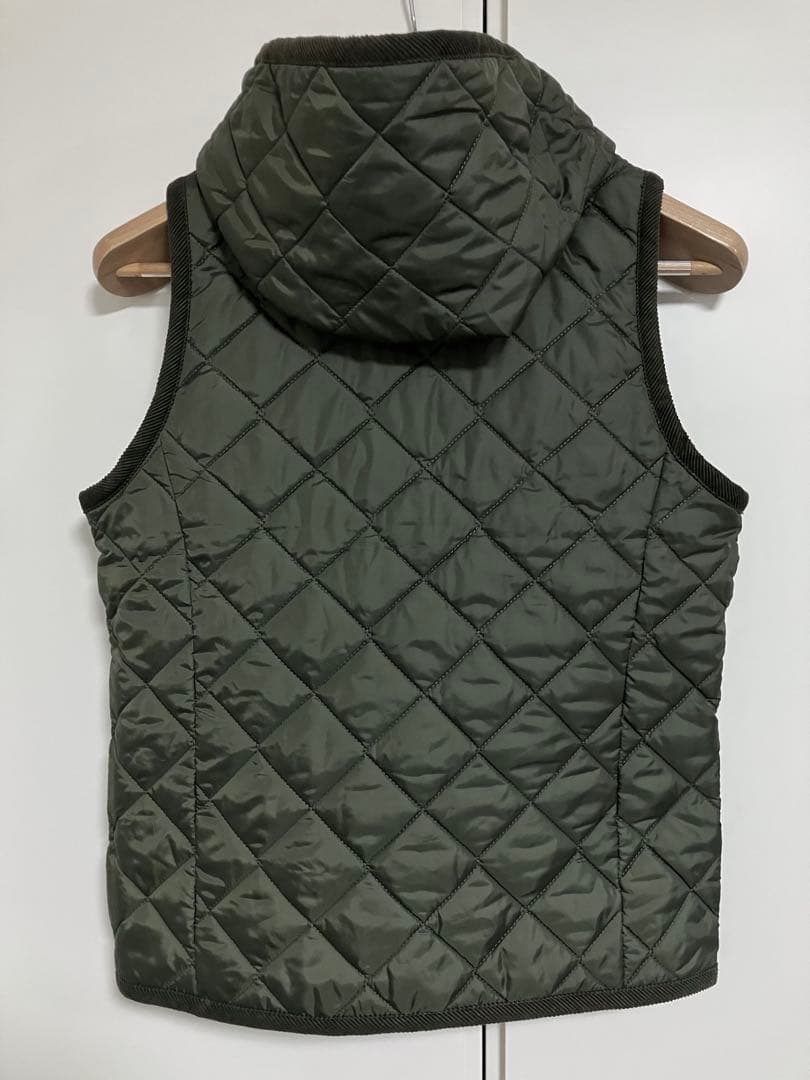 LAVENHAM｜ラベンハムのキルティングベスト　送料無料　カーキ