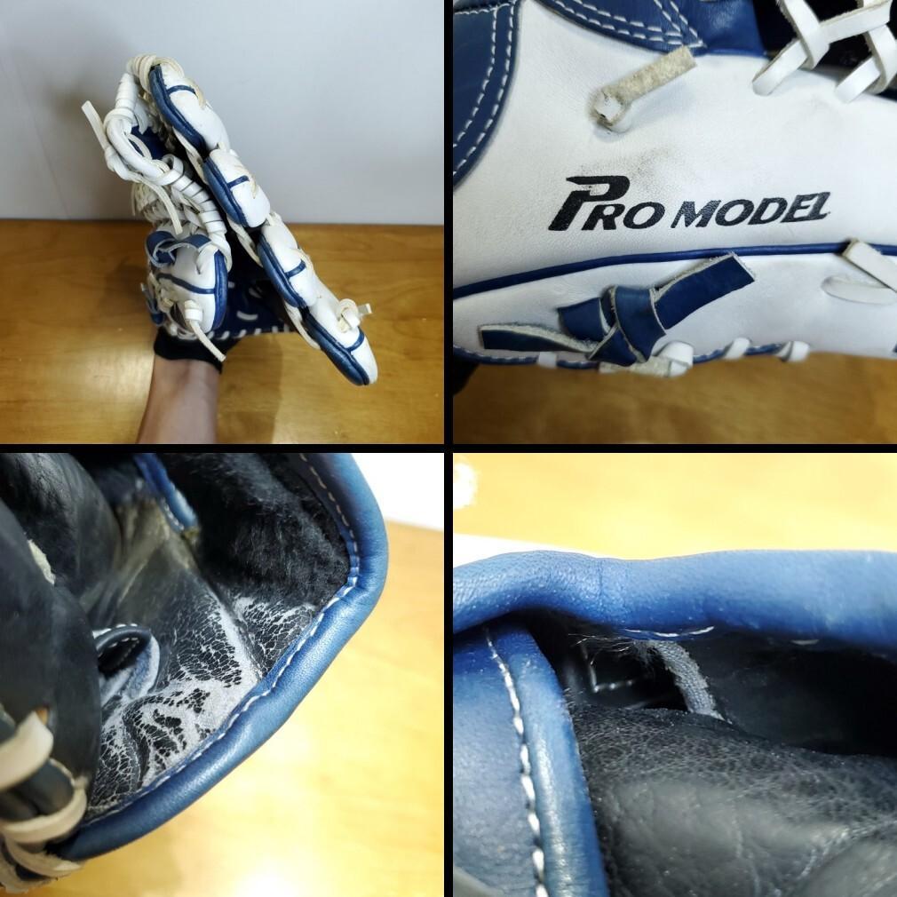 ZETT ゼット 金城竜彦モデル 横浜時代 旧ラベル 外野用 軟式グローブ