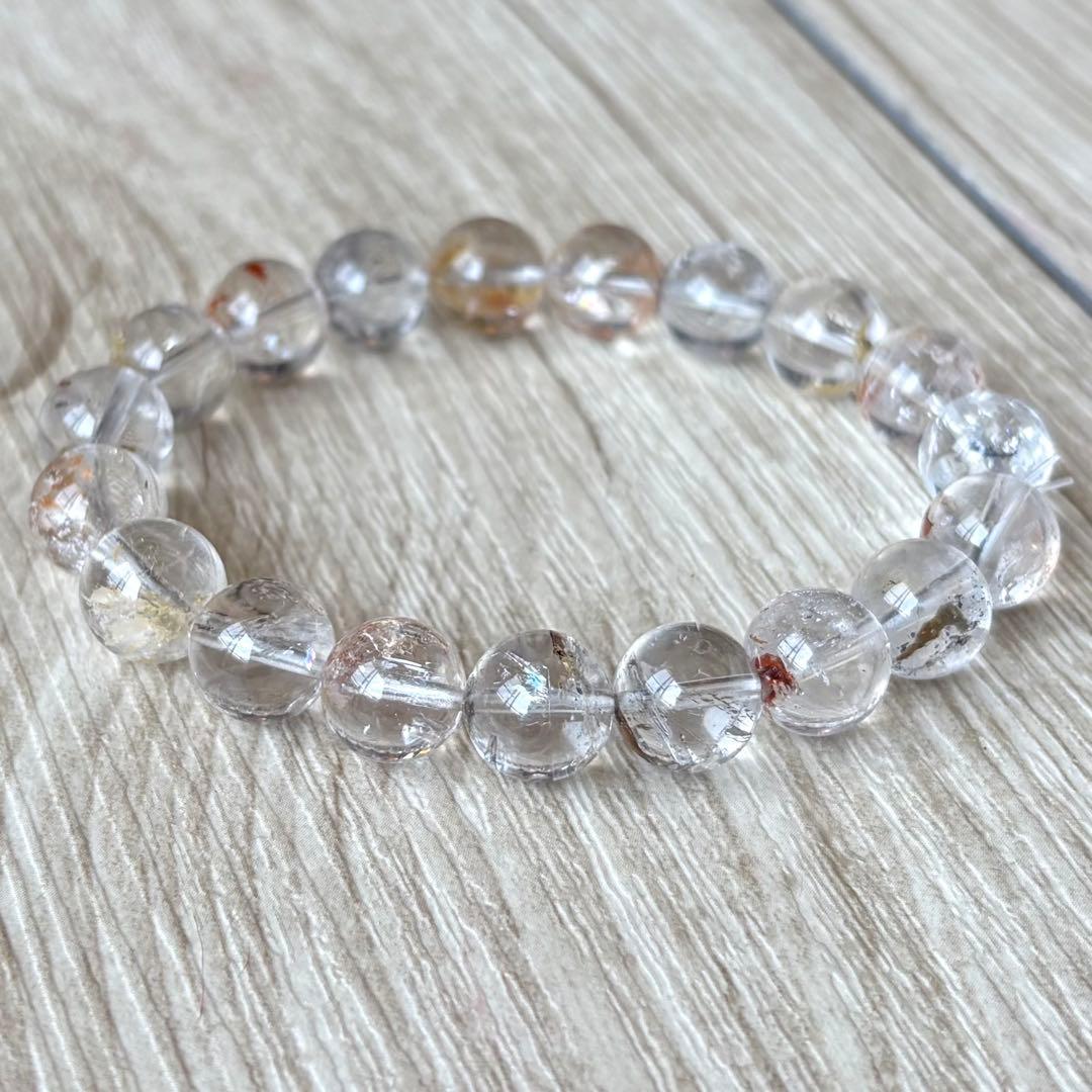 心と体をクリアに/ハーキマーダイヤモンド/パワー 天然石 ストーン ブレスレット