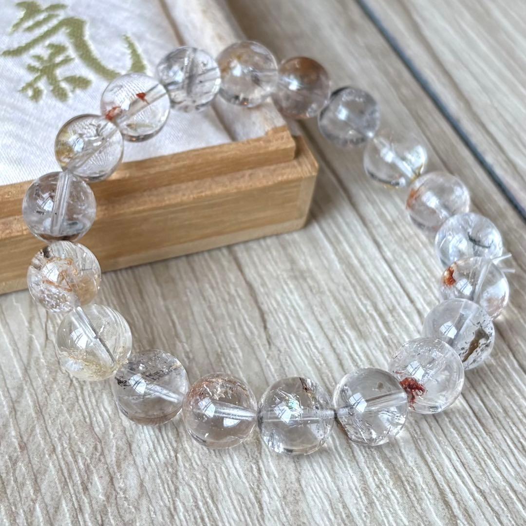 心と体をクリアに/ハーキマーダイヤモンド/パワー 天然石 ストーン ブレスレット