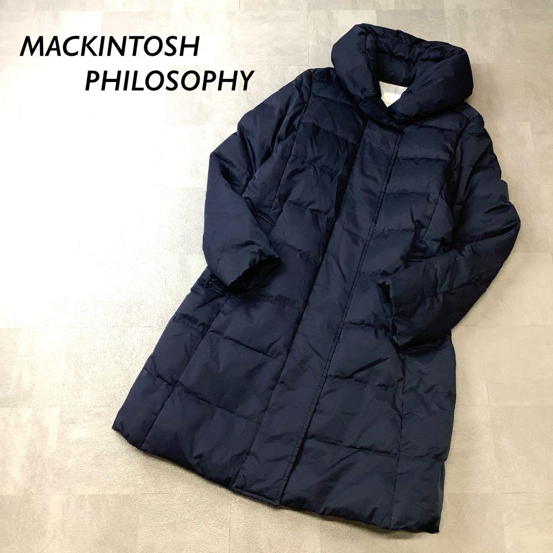 良品 MACKINTOSH PHILOSOPHY ショールカラーダウンコート
