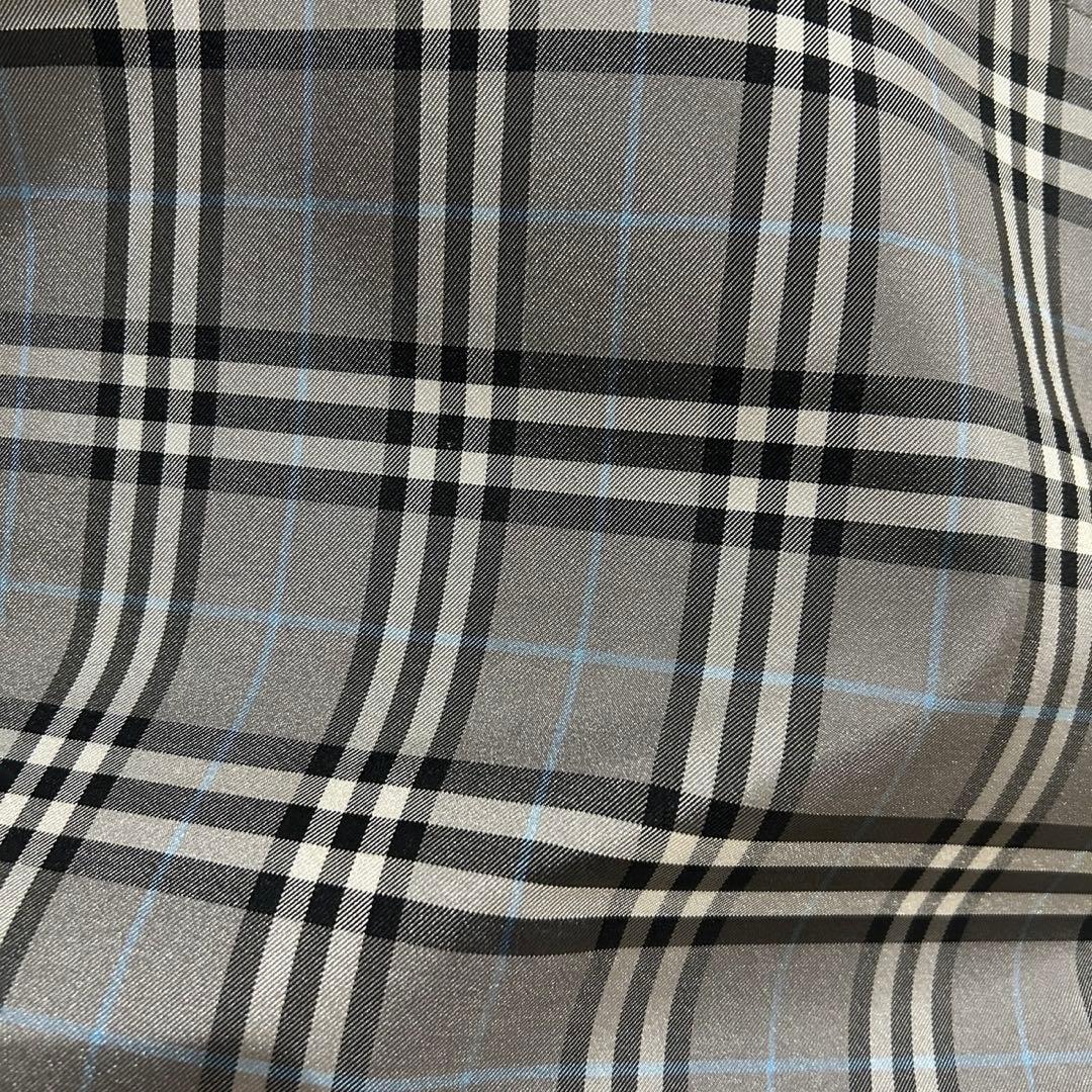 Burberry バーバリー グレー チェック柄 トートバッグ